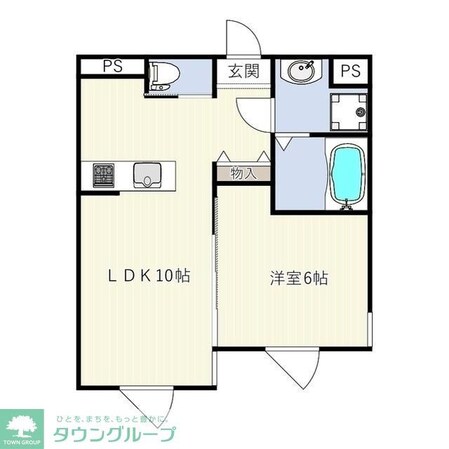 INOVE二子新地の物件間取画像